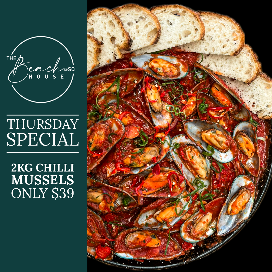 THURSDAY SPECIAL - $2(ea) Natural Oysters or 2KG Chilli Mussels