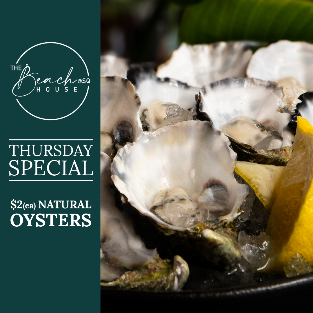 THURSDAY SPECIAL - $2(ea) Natural Oysters or 2KG Chilli Mussels